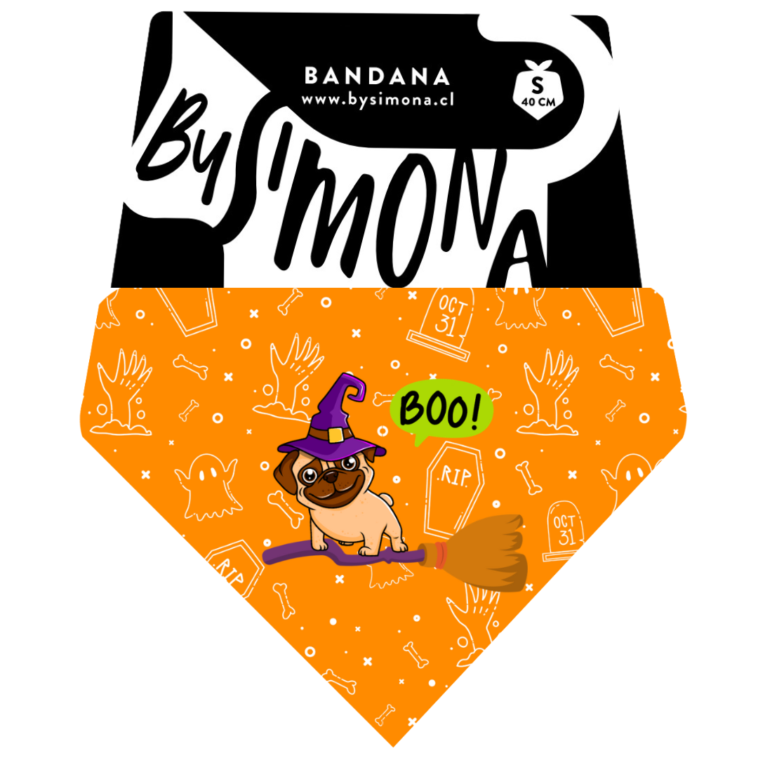 Bandana con Collar Pugy 🎃