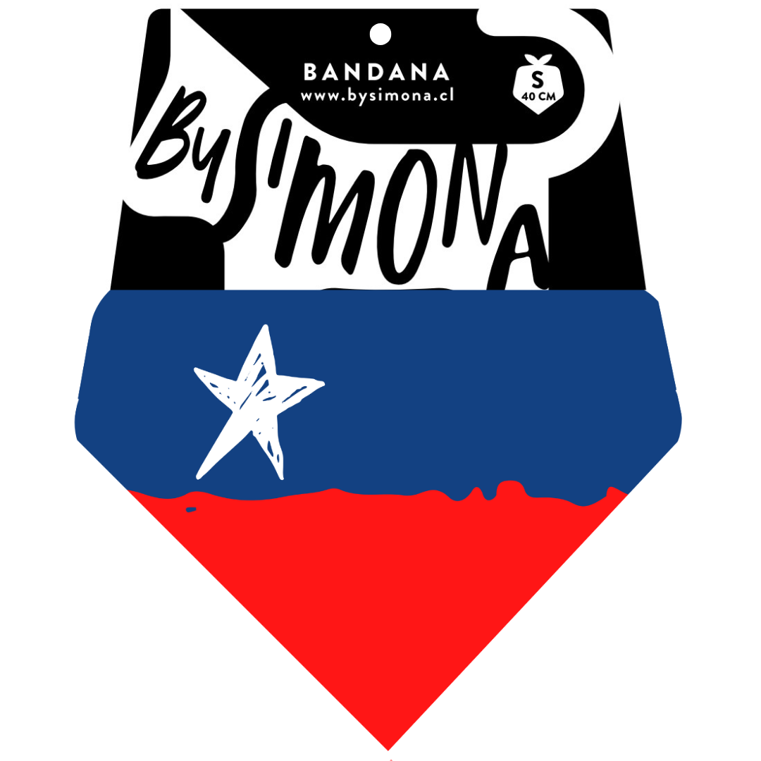 BANDANA BANDERA CHILENA