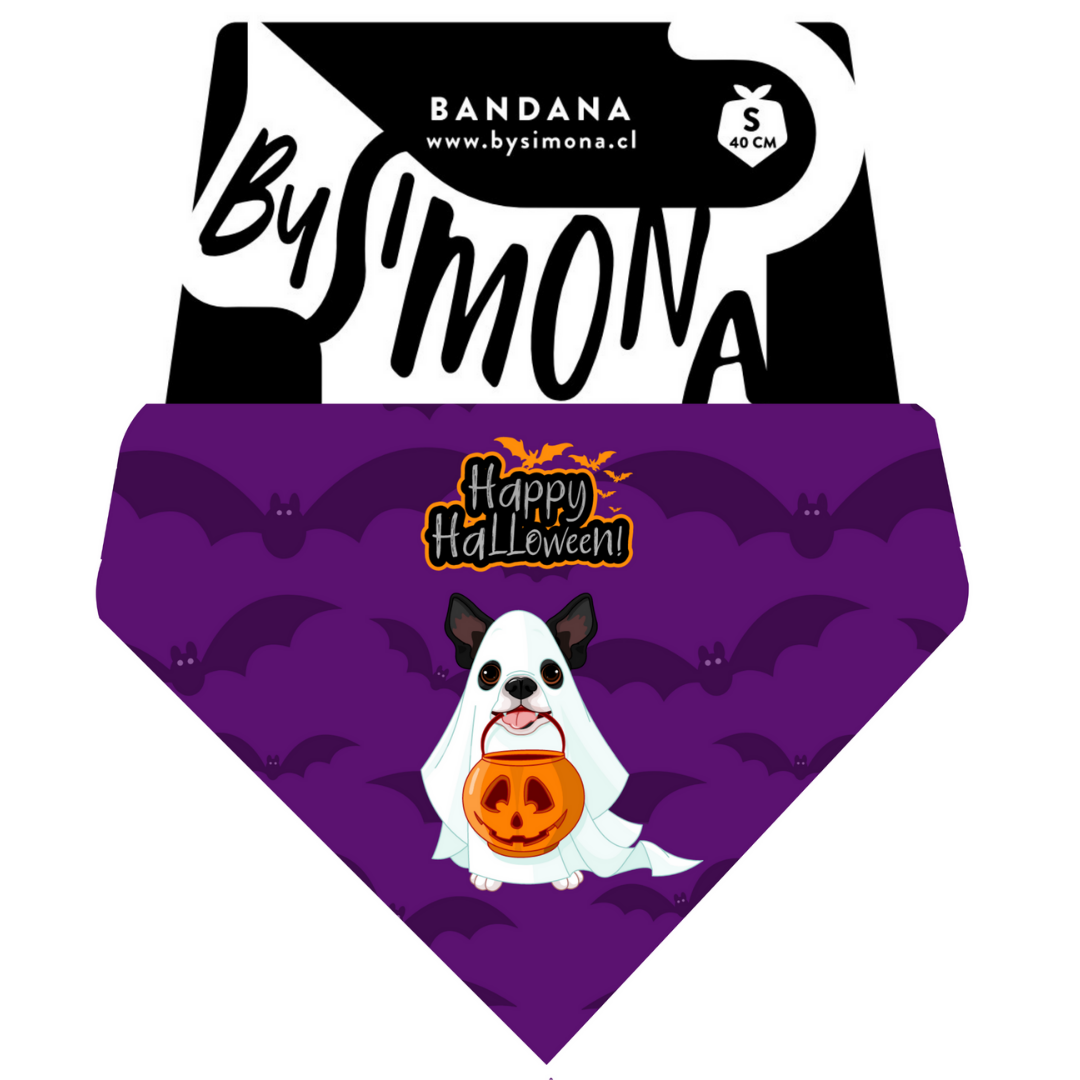 Bandana con Collar Ghost Dog 🎃