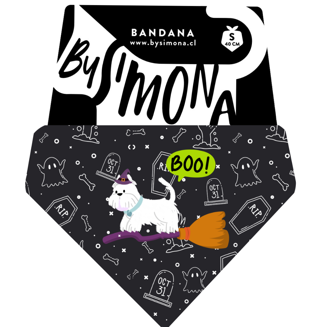 Bandana con Collar Westie 🎃