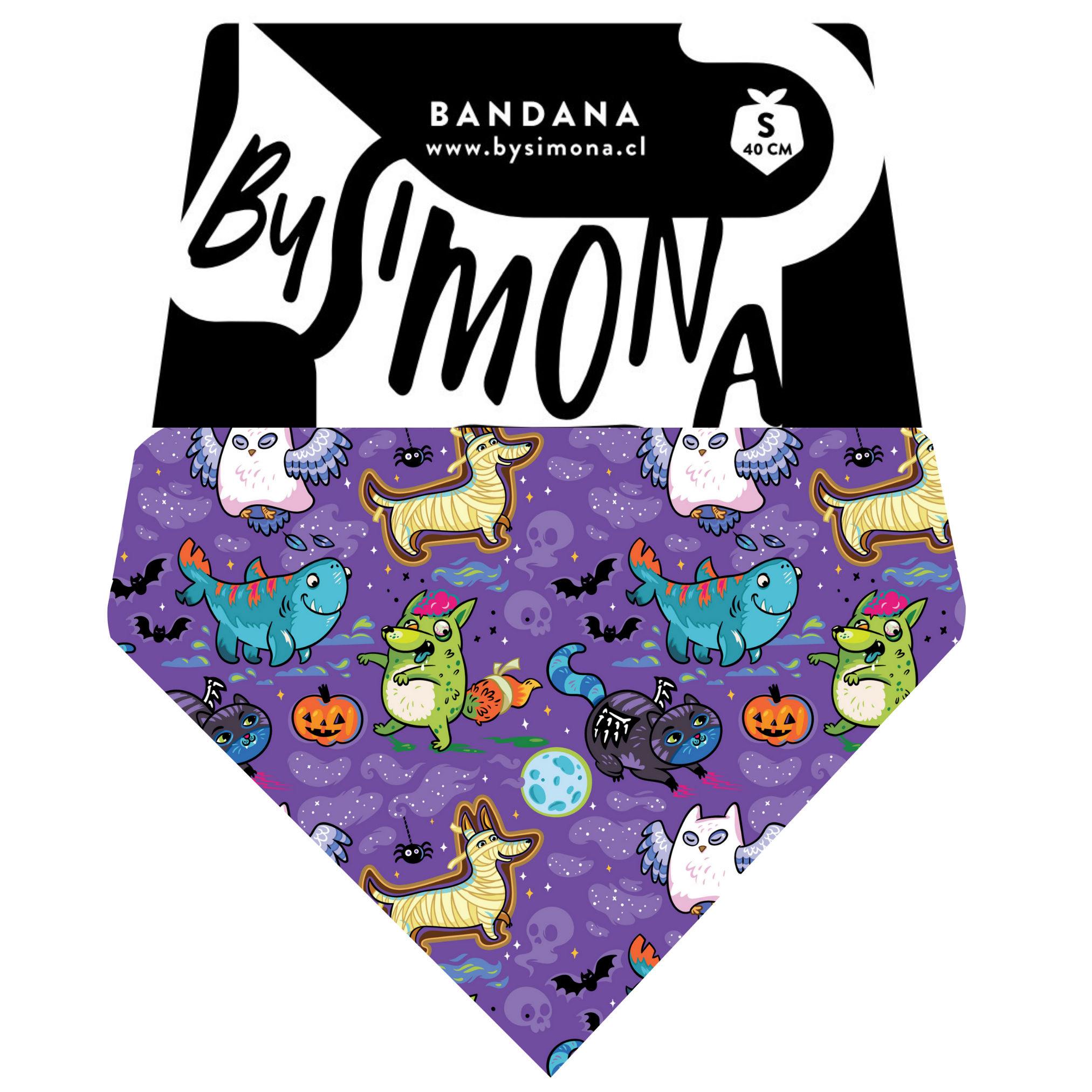 Bandana con Collar Halloween Friends